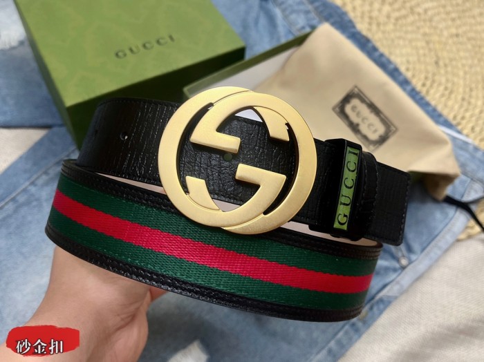 Streetwear  Belt Gucci  161047 size:3.5 cm