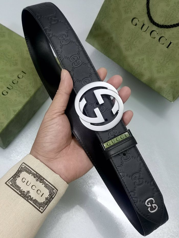 Streetwear  Belt Gucci  Signature size：3.8 cm