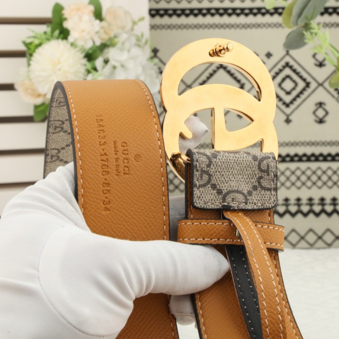 Streetwear  Belt Gucci  161063 size:4.0 cm