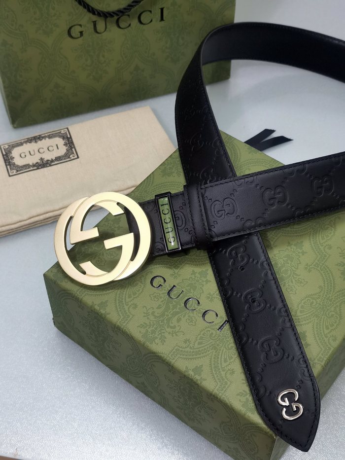  Streetwear  Belt Gucci  Signature size：3.8 cm