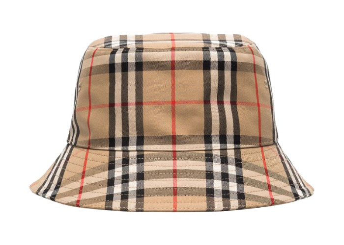 Burberry Vintage Check Bucket Hat Brown