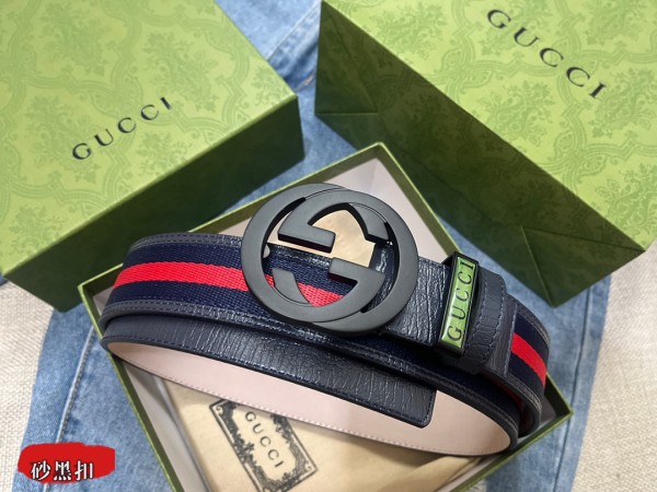 Streetwear  Belt Gucci  161046 size:3.5 cm