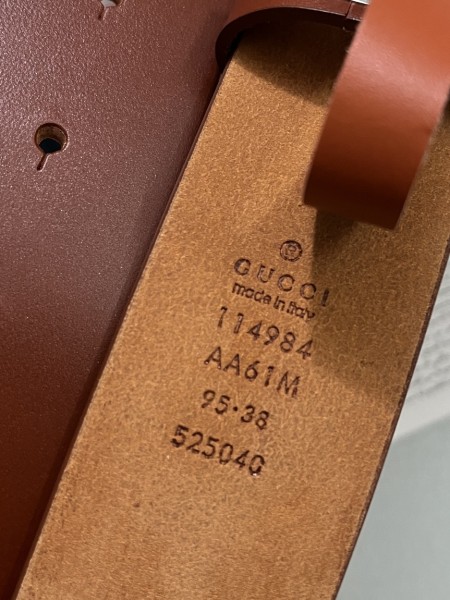 Streetwear  Belt Gucci 160971