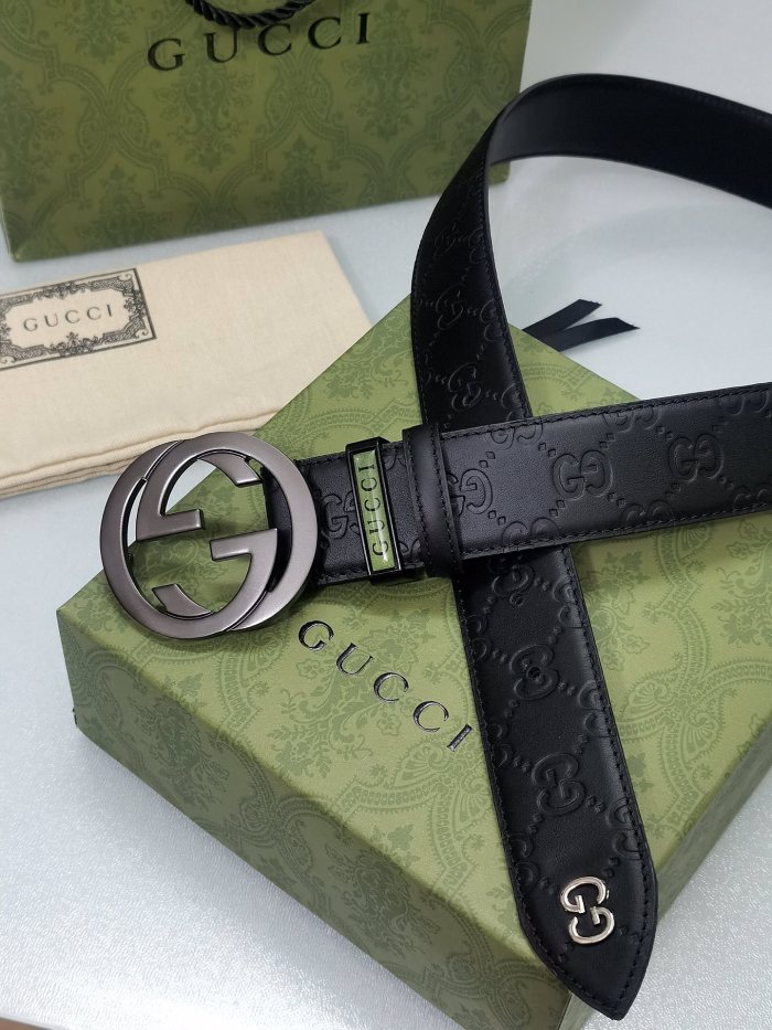 Streetwear  Belt Gucci  Signature size：3.8 cm