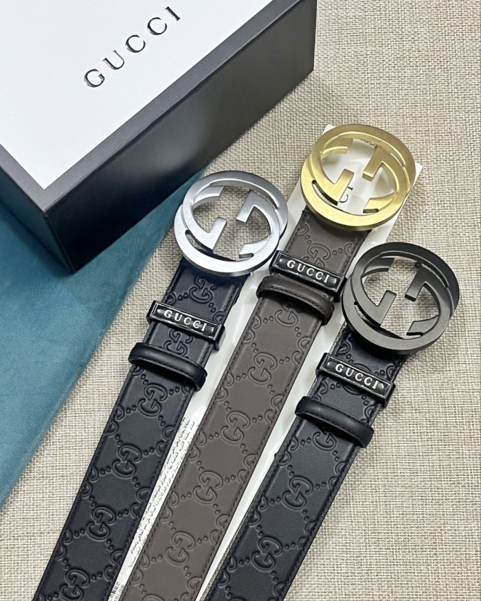 Streetwear  Belt Gucci  161090 size:2.5 cm