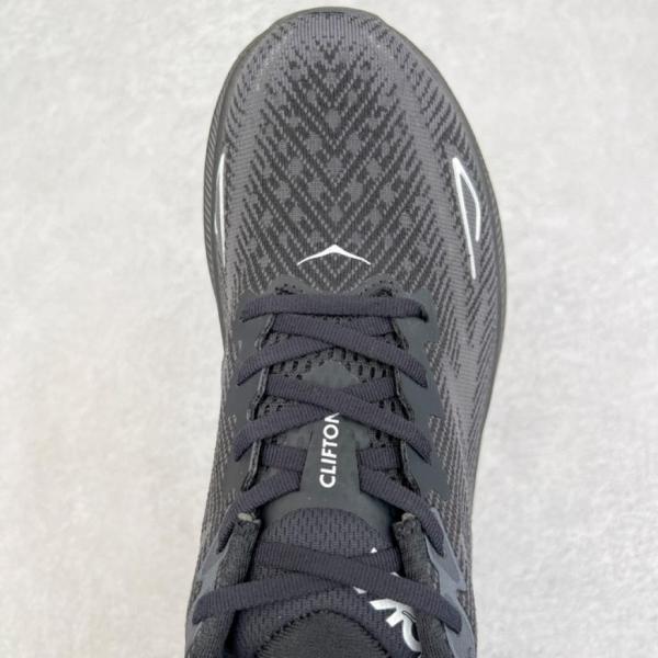 Hoka One One Clifton 9 Black White