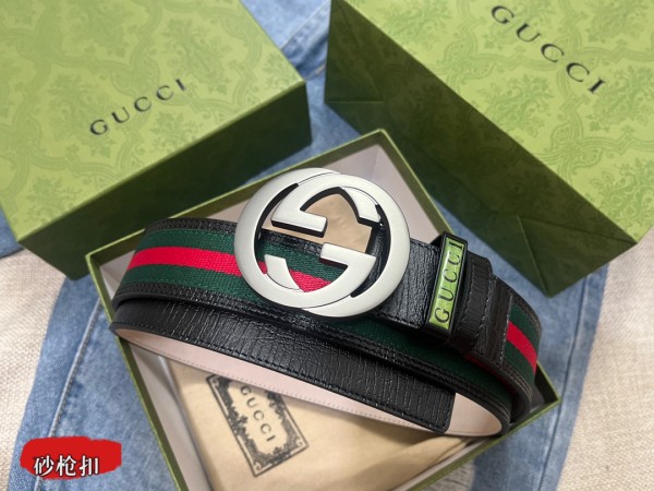 Streetwear  Belt Gucci  161045 size:3.5 cm