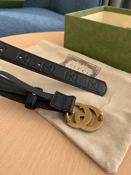 Streetwear  Belt Gucci Signature