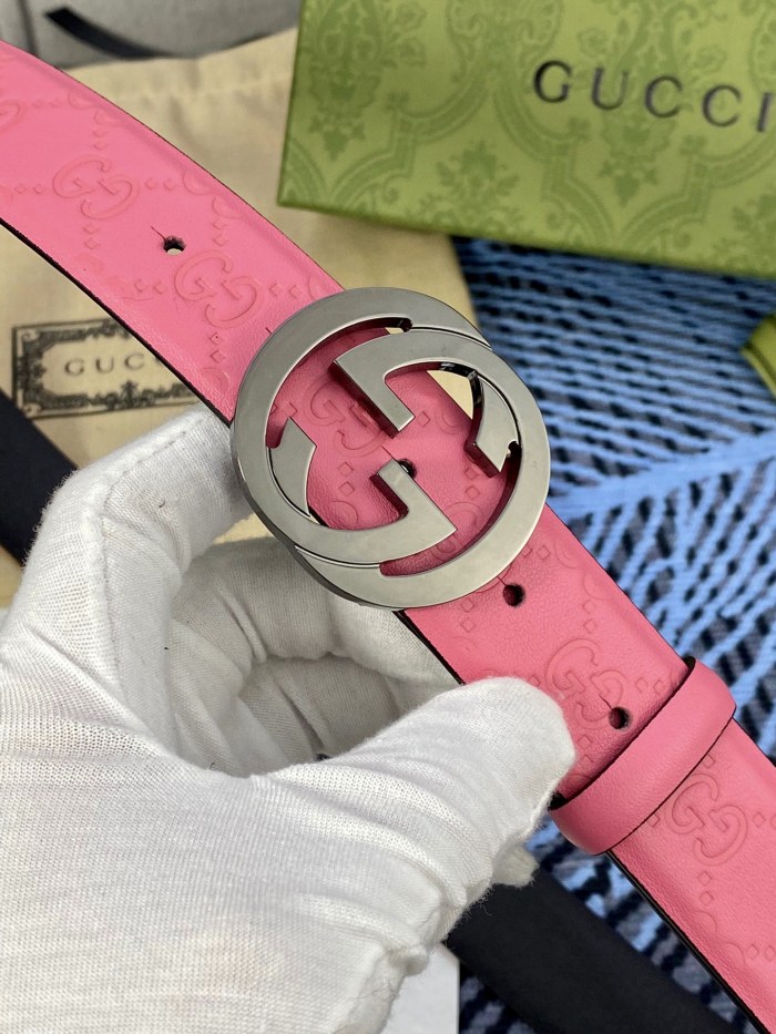 Streetwear  Belt Gucci Signature