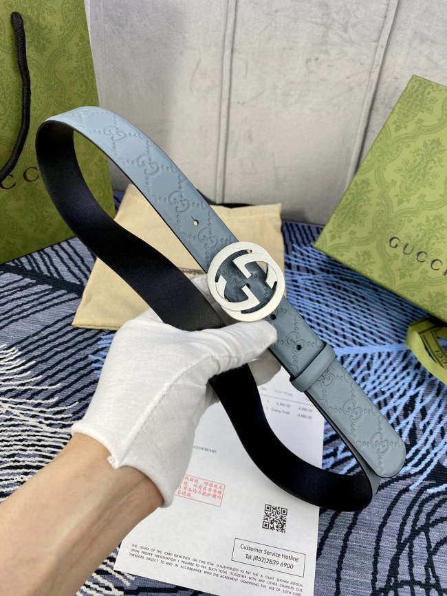 Streetwear  Belt Gucci Signature