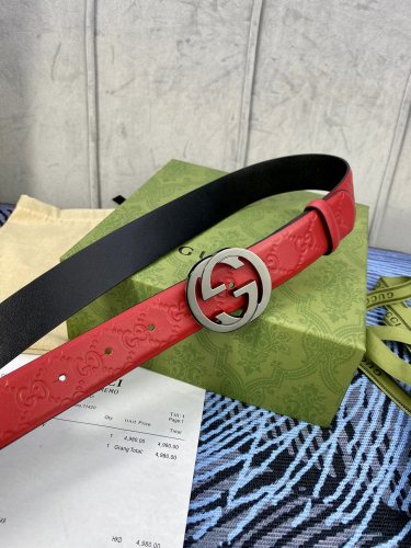 Streetwear  Belt Gucci Signature