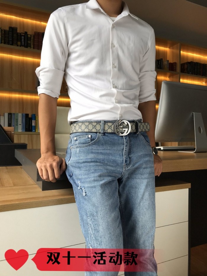 Streetwear  Belt Gucci 160854