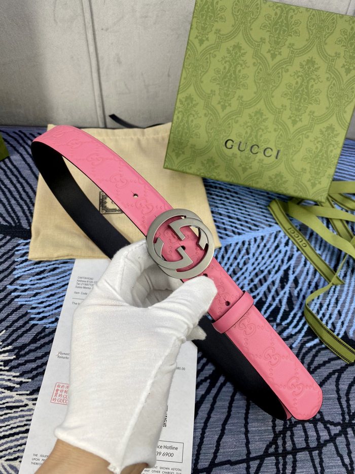 Streetwear  Belt Gucci Signature