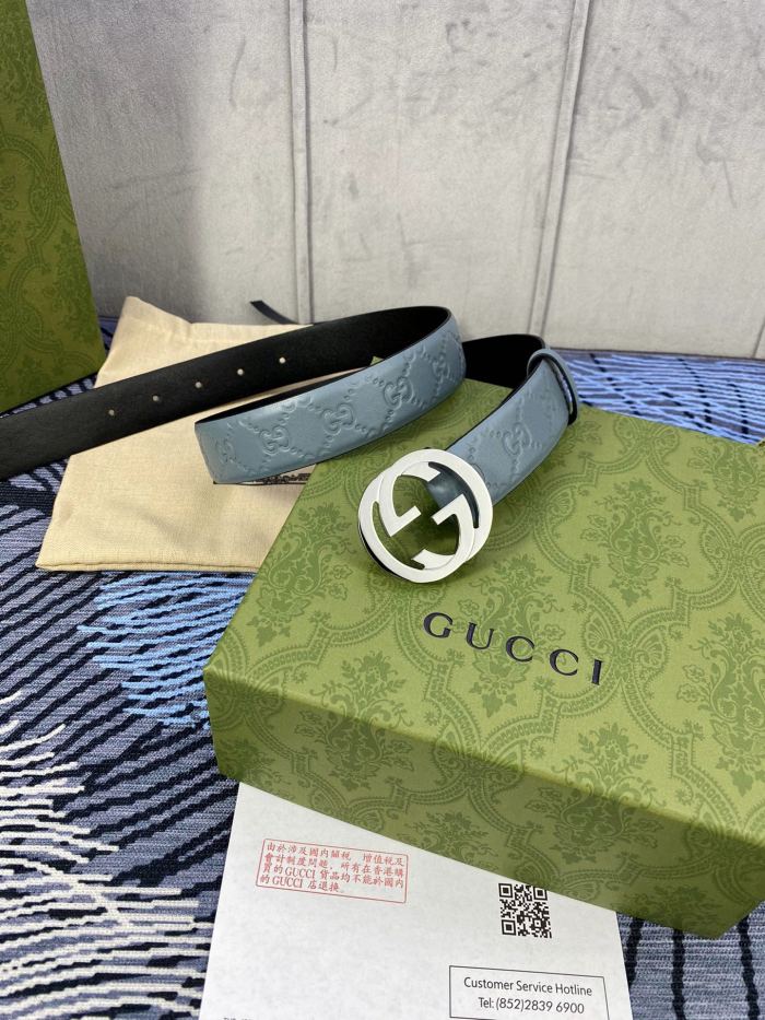 Streetwear  Belt Gucci Signature