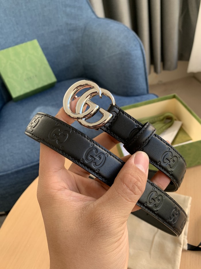 Streetwear  Belt Gucci Signature