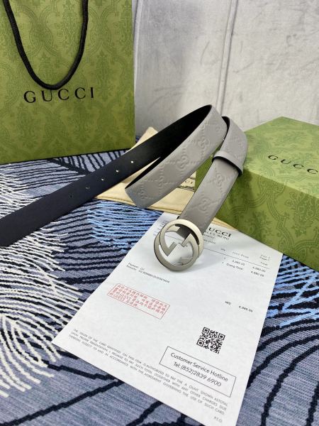 Streetwear  Belt Gucci Signature