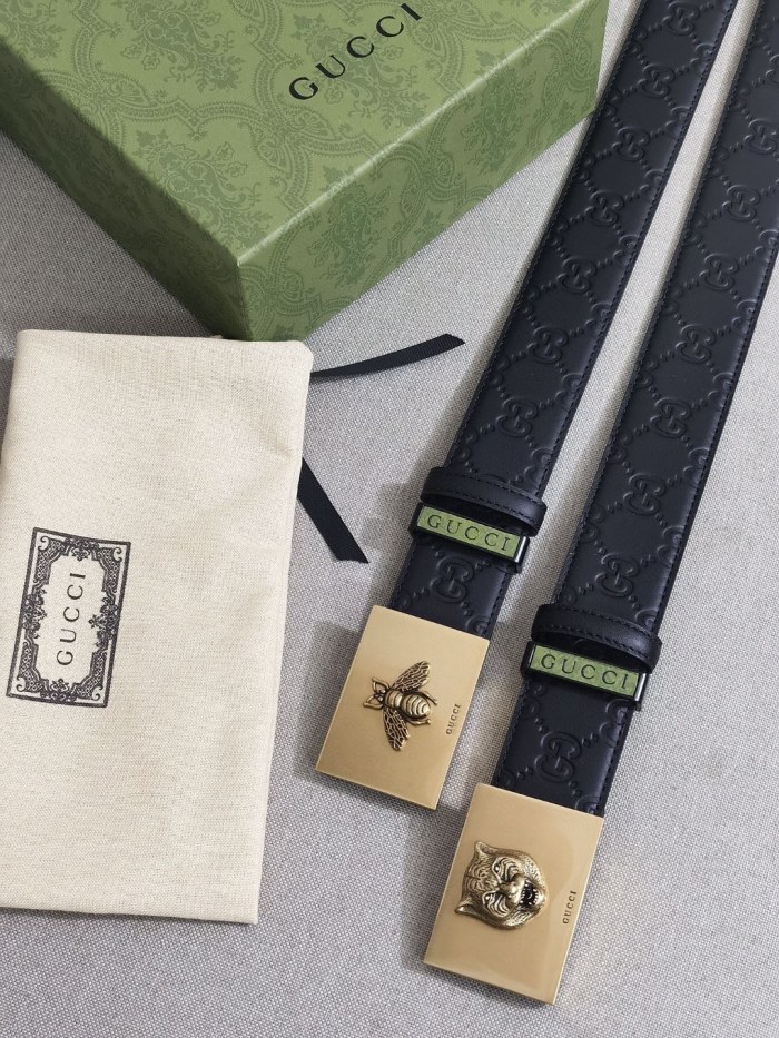 Streetwear  Belt Gucci Signature