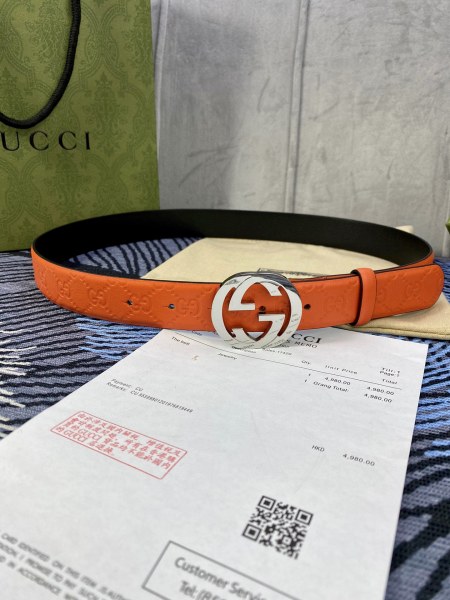 Streetwear  Belt Gucci Signature