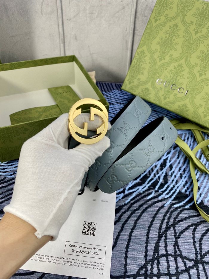 Streetwear  Belt Gucci Signature