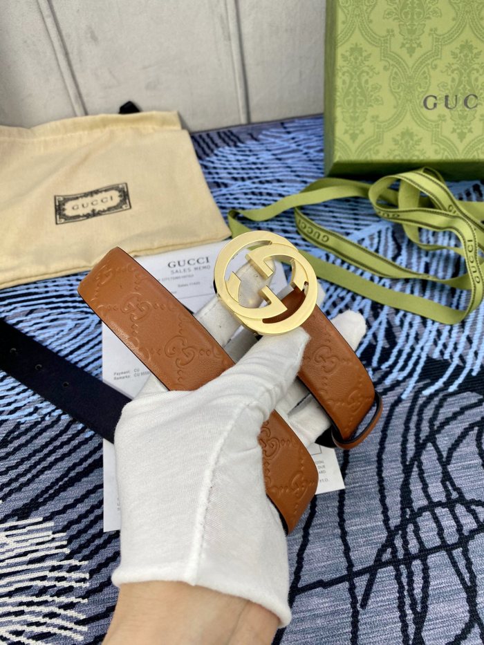 Streetwear  Belt Gucci Signature