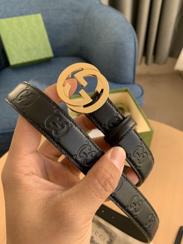 Streetwear  Belt Gucci Signature
