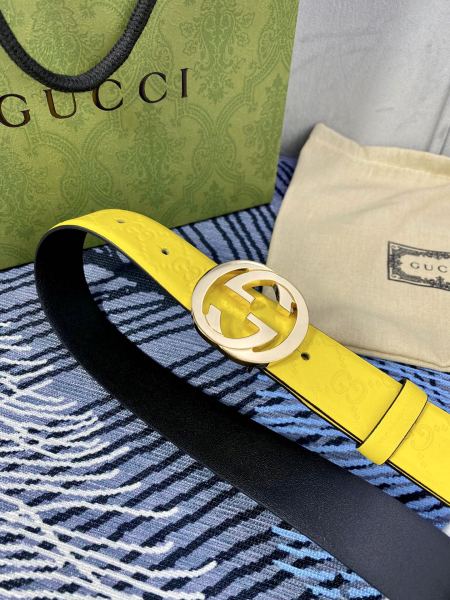 Streetwear  Belt Gucci Signature