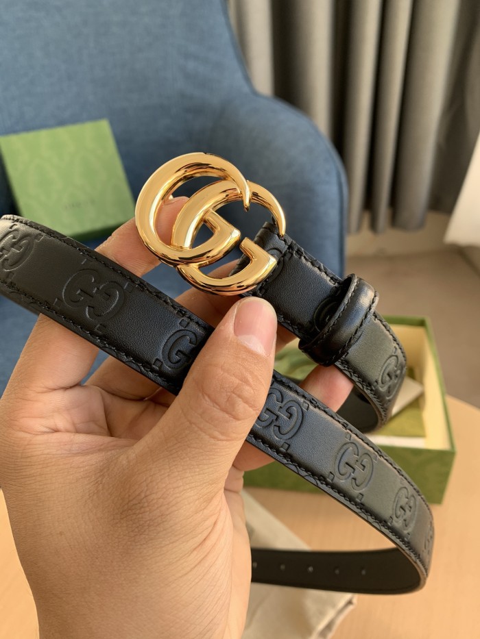 Streetwear  Belt Gucci Signature