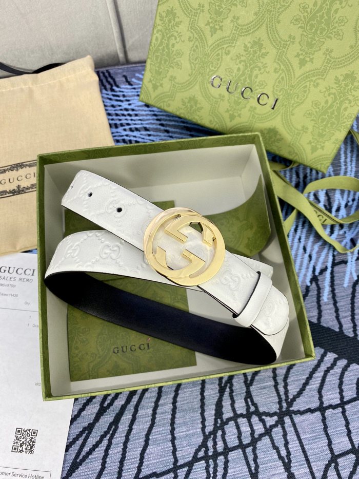 Streetwear  Belt Gucci Signature