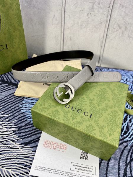 Streetwear  Belt Gucci Signature