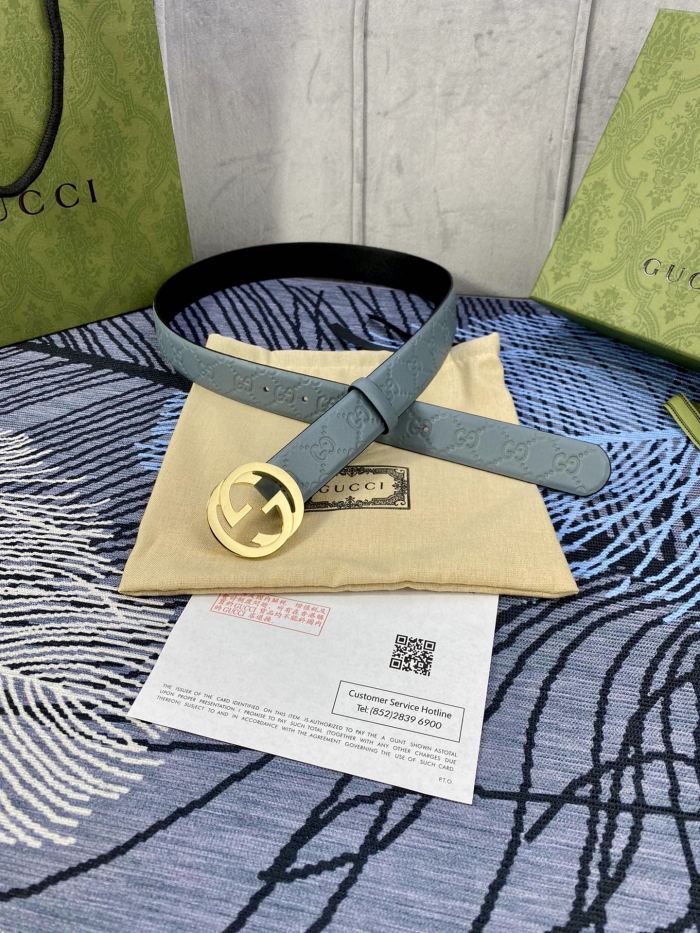 Streetwear  Belt Gucci Signature