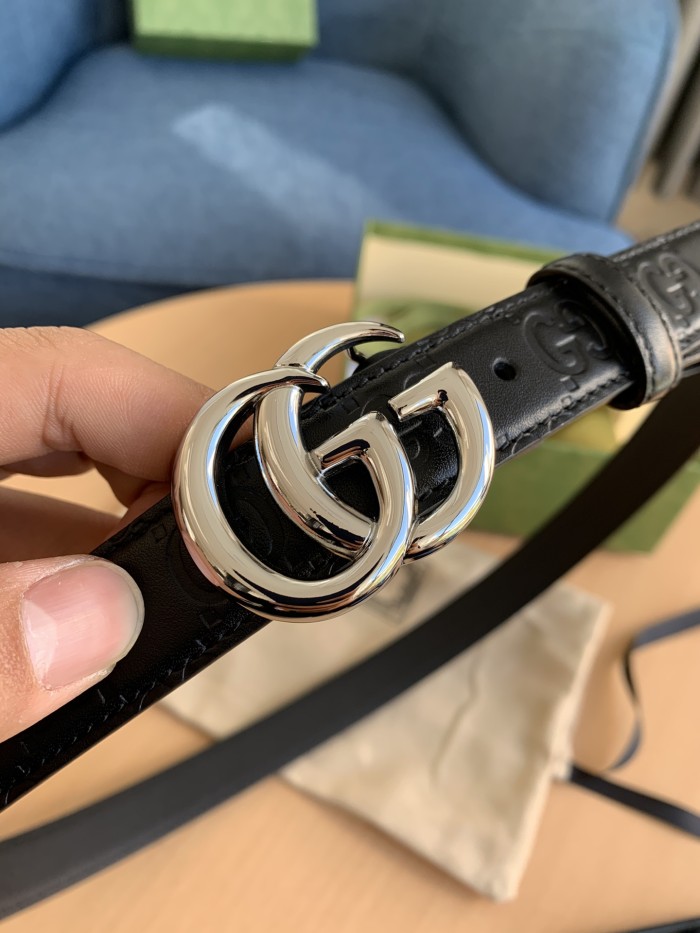 Streetwear  Belt Gucci Signature