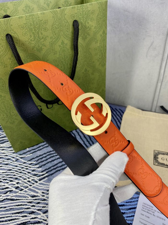 Streetwear  Belt Gucci Signature