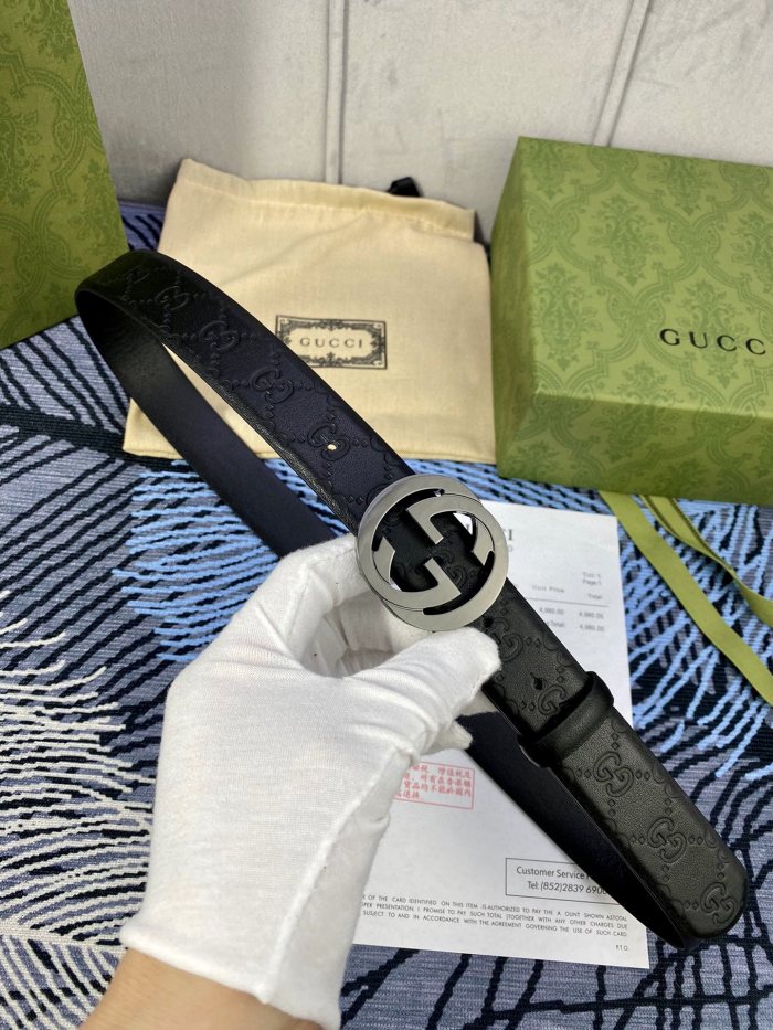 Streetwear  Belt Gucci Signature