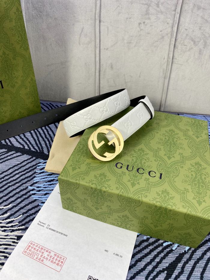 Streetwear  Belt Gucci Signature
