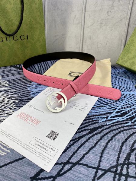 Streetwear  Belt Gucci Signature