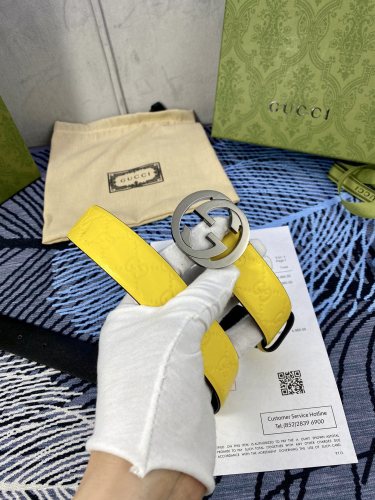 Streetwear  Belt Gucci Signature
