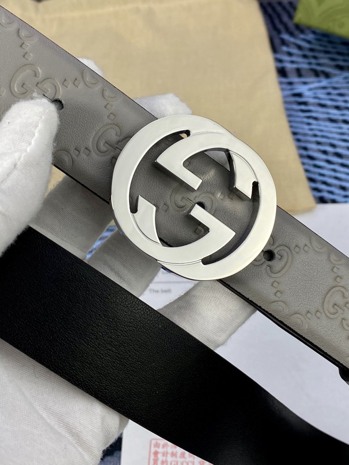 Streetwear  Belt Gucci Signature