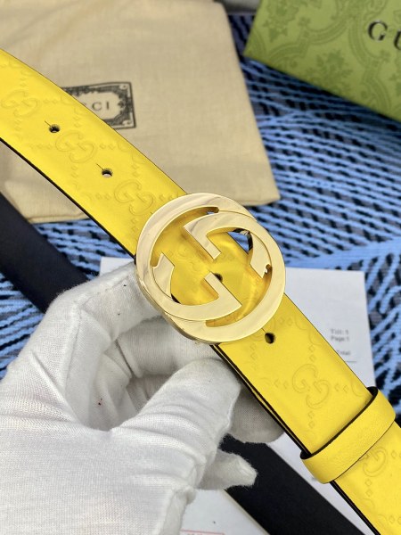 Streetwear  Belt Gucci Signature