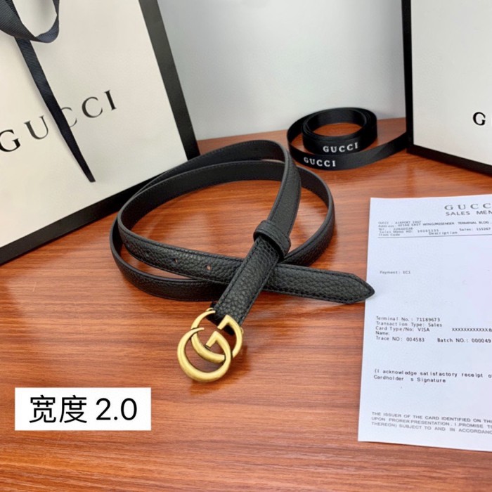 Streetwear  Belt Gucci 160773