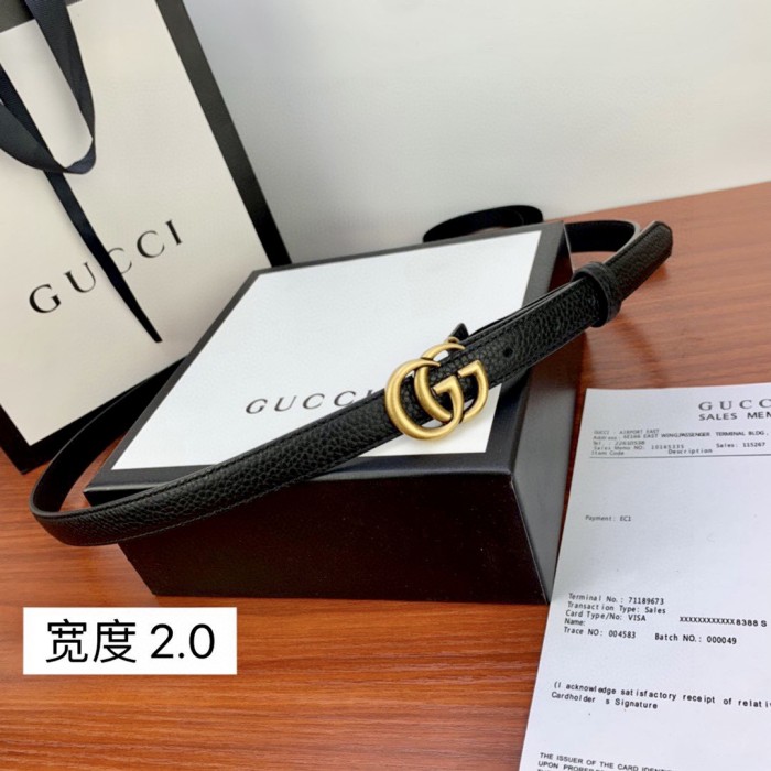 Streetwear  Belt Gucci 160773