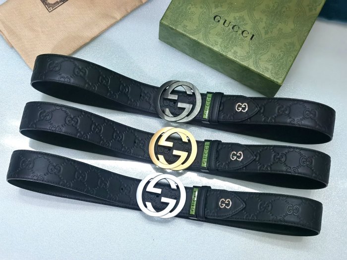 Streetwear  Belt Gucci Signature