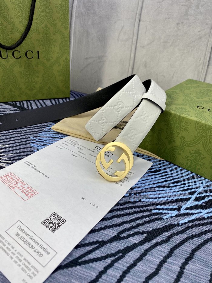 Streetwear  Belt Gucci Signature