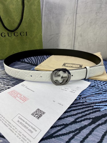 Streetwear  Belt Gucci Signature