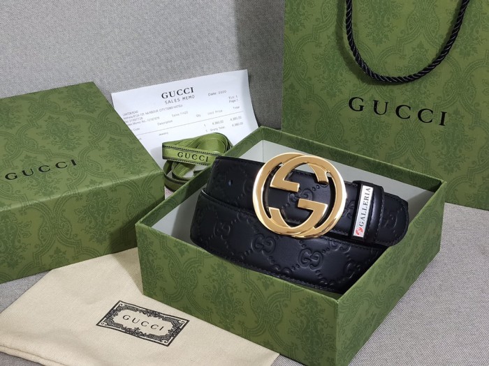 Streetwear  Belt Gucci Signature