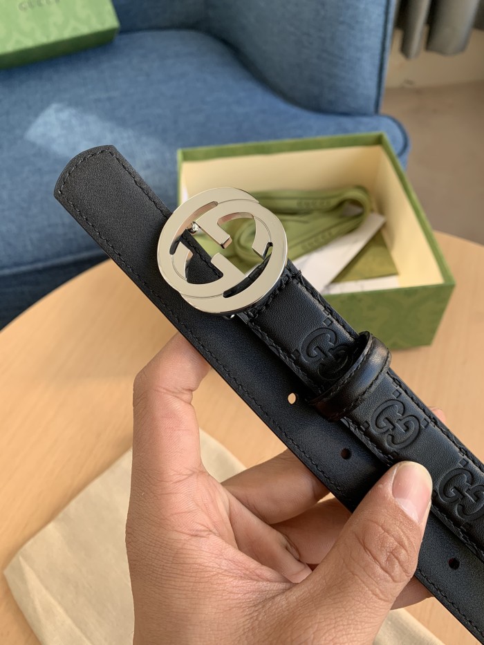 Streetwear  Belt Gucci Signature