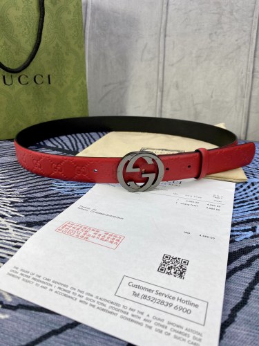 Streetwear  Belt Gucci Signature