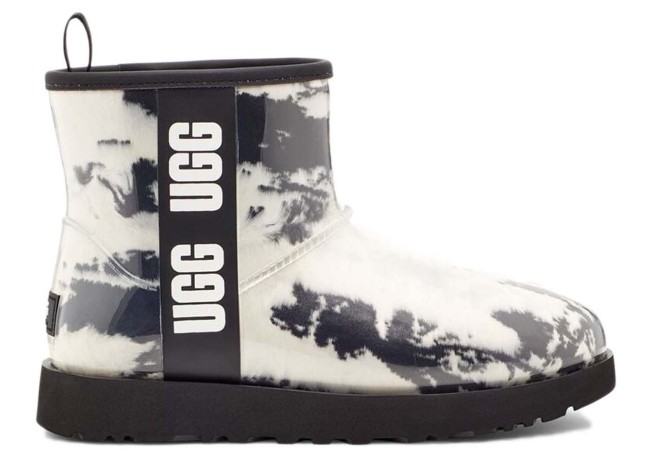 UGG Classic Clear Mini Boot Marble White Black (Women's)