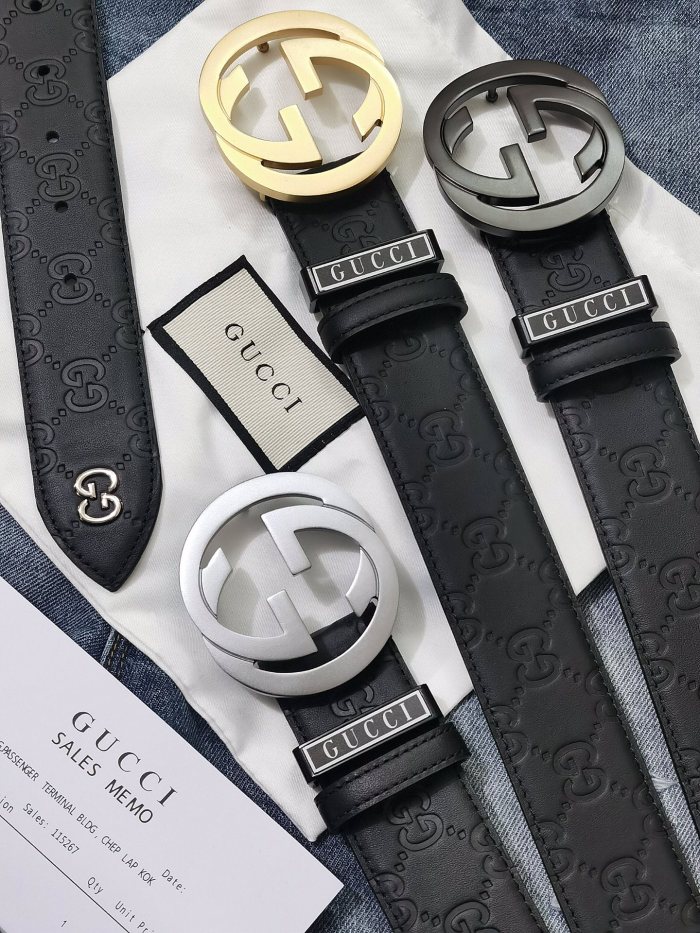 Streetwear  Belt Gucci Signature