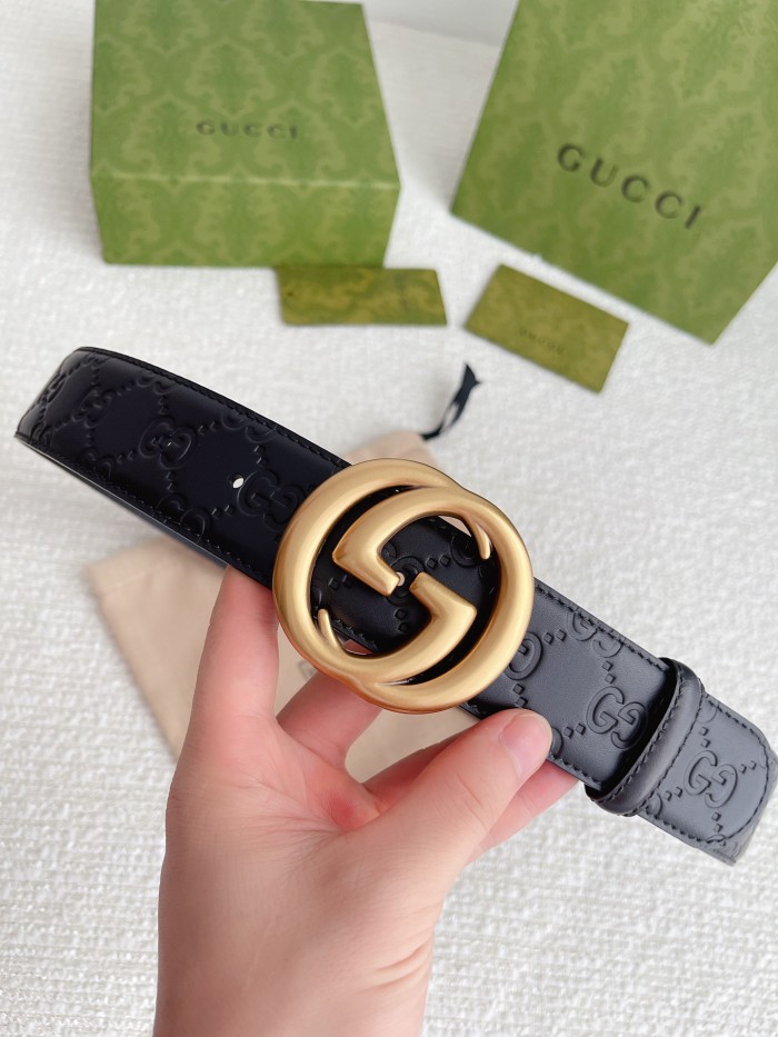 Streetwear  Belt Gucci Signature