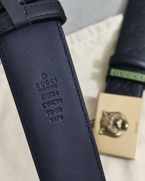 Streetwear  Belt Gucci Signature